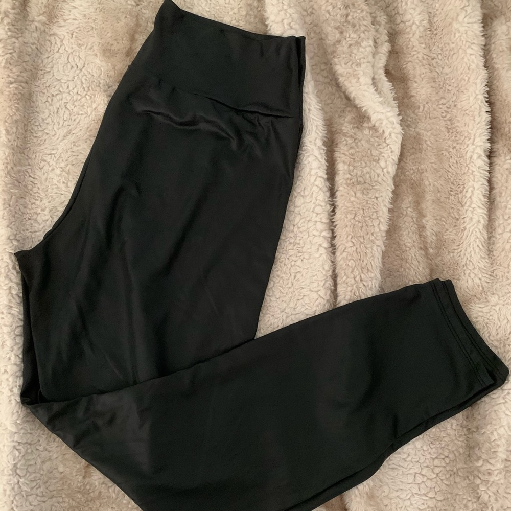 Black Leather Leggings